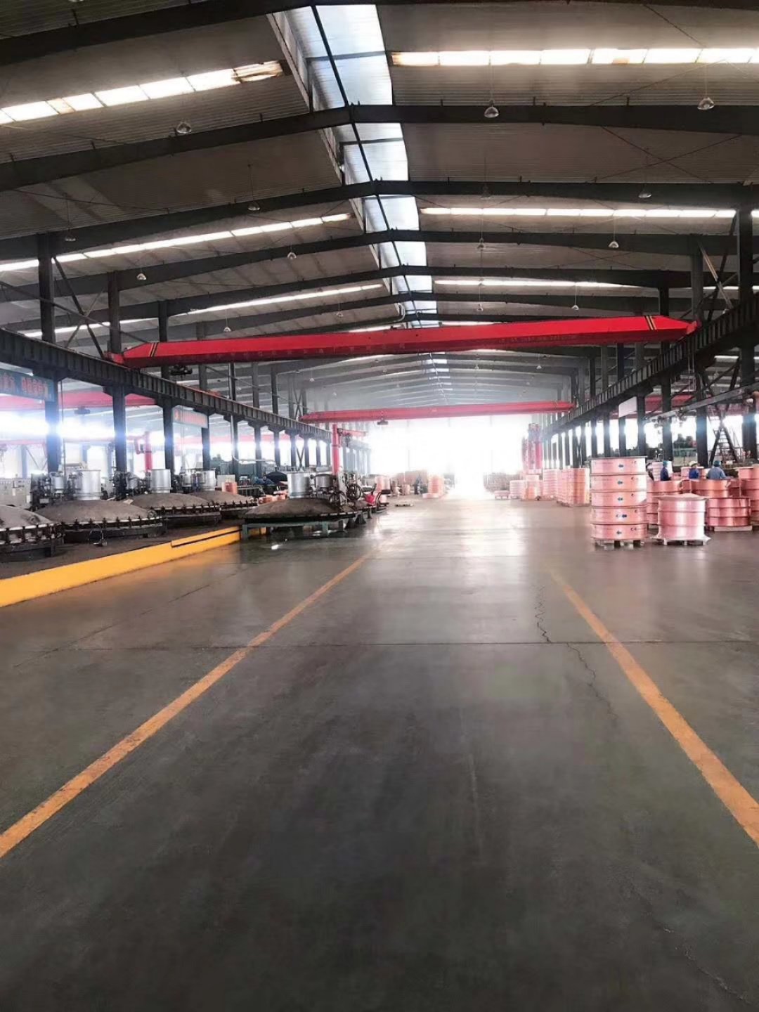 銅管生產(chǎn)現場(chǎng)-盤(pán)管退火、包裝區